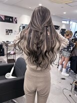 キング 高槻(K!ng) 縮毛矯正髪質改善ハイライトレイヤーカット枚方美容室エクステ