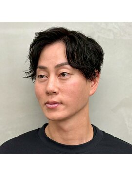 サームマン 人形町(SARM MAN) 知的で爽やか印象◎ナチュラルセンターパート/ビジネス/黒髪