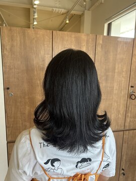 アクアリップル(aqua ripple) 大人可愛い顔まわりミディアムレイヤー