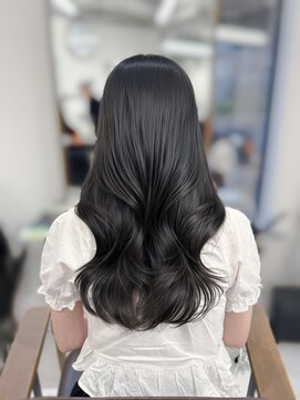 ハピネス 梅田茶屋町店(HAPPINESS) 韓国ヘア/レイヤーカット/グレージュ/艶髪/ブリーチなし/透明感