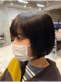  調布ミニボブショートカットボブレディースイルミナ前髪
