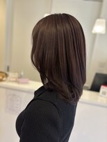 シェール アミ(chere AMIE)&nbsp;重めレイヤーカット×パープルブラウン