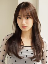 ウル 表参道(HOULe)&nbsp;レイヤーカット レイヤー チョコレートカラー 透明感カラー