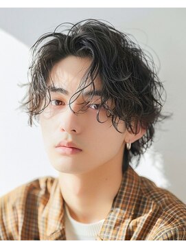 アース 天満橋店(HAIR & MAKE EARTH) 20代30代◎ツイスパ×センターパートで旬顔マッシュ