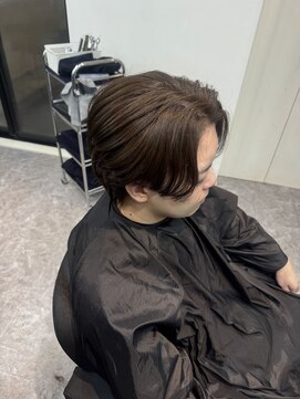 毛流れセンターパート