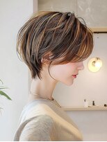 エダ 鎌倉(edA.)&nbsp;レイヤーショート/ミニボブレイヤー/グレーブラウン/バズカット