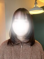 シェール(cher)&nbsp;ミディアムレイヤー/ダークブラウン/透明感カラー