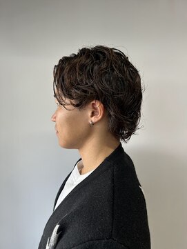 イッヒ 茅ヶ崎(IHHI) men'sグランジパーマウルフスパイラル