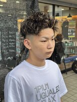 スウェル 船橋店(Swell)&nbsp;MEN’S HAIR/サーフカール/刈り上げセンターパート/船橋