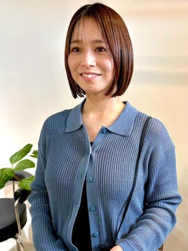  fit stand 千葉/ショートボブ/カット/パーマ/ダブルカラー/トリートメント/縮毛矯正 イメチェン/ピンクベージュ/アンブレラカラー[千葉]