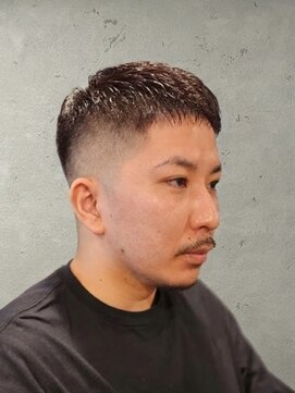 ワンワンオー バーバーショップ 長浜店(@110 BARBER SHOP) フェード×ショートクロップ