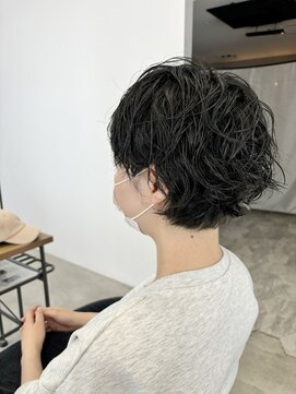 テラス トヨタ(Telasu Toyota) 朝楽5分セットのくせ毛とパーマミックスでショートボブ◎