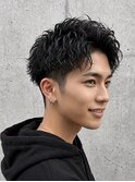 アクティブショートスパイキーショートテーパーフェードツイスト