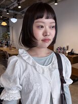 ダンボ(DUMBO) 【sayaca】地毛風カラー/結べる長さのボブ/顔周り