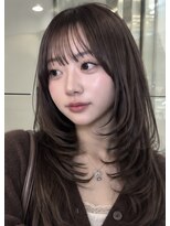 ベル 新宿(Belle)&nbsp;大人ヘア　レイヤーカット　秋カラー　ベージュカラー　新宿