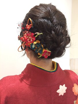 ネオリーブソラ 相模大野店(Neolive sola) ヘアセット 編み込みMIX【sola:neolive 相模大野店】