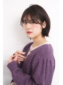 アレンジのきくウルフパーマヘア