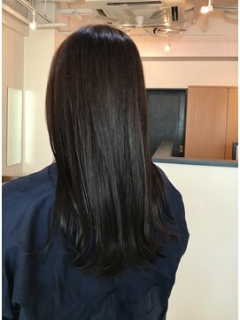 ミケイ(mikei) 弱酸性ナチュラルストレートDX×ワンレンロング