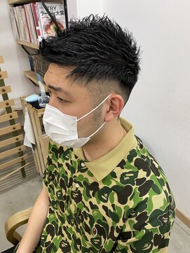 キューズ クラブ(cuz KLUB) 【cuzKLUB】バーバースタイル フェードカット×ジェット /池袋