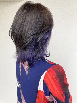 スーリール 伊都店(Sourire) インナーカラーPurple