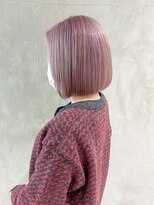 アイティーバイアルバム 藤沢店(IT by ALBUM) ピンクベージュ_フェザーバングマッシュショート_ba324531