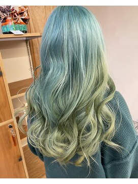 コハク(COHAKU) ペールグリーン　ペールカラー　ブリーチ