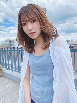 ルービック 和歌山(Rubik's) 韓国くびれヘア/アッシュブラウン