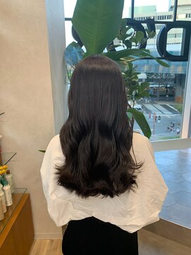 リュドール 名駅(Rue D'or) ブリーチ無し透明感グレージュ