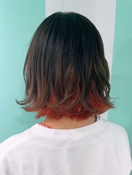 マティーナ ヘアー 池袋(Matina hair) 【アプリコットインナーカラー】20代30代40代