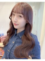 バイオレット 栄店(Violet)&nbsp;10,20代☆ぱっつん前髪/ピンクブラウン/暖色カラー