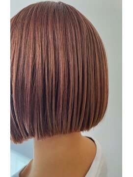 ヘアーワークス ヘルム 渋谷店(HAIR WORKS HELM) 〔HELM渋谷〕アプリコットオレンジ