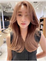ロンド アンブル 四条烏丸(Lond ambre)&nbsp;【Lond ambre】中川智帆  レイヤー/韓国/くびれヘア/ベージュ