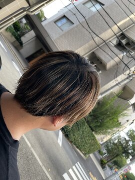 ファンヘアメイク(Fun hair make) ハイライト　ショートマッシュ