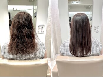 ピエタス ヘアーアンドスパ(PIETAS Hair&Spa)の写真/傷みや年齢髪に特化した酸性ストレート技術で、広がる髪、弱くなってしまった髪、様々な髪質に対応可能◎