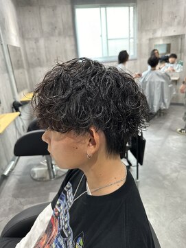 ビカムメンズヘアー 栄店(become men's hair) 【リッジ波巻きパーマ】名古屋/波巻きパーマ/メンズパーマ
