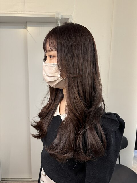 髪質改善/前髪カット/ダブルカラー/レイヤーカット/韓国/カラー