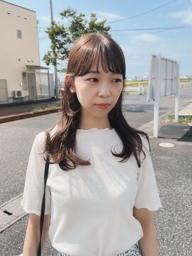 ラヴィズム 松崎店(LUVISM) セミロング顔周りレイヤーおくれ毛前髪新潟東区松崎