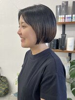 ソソ(soso)&nbsp;【soso 伊勢田】ミニボブ×グラデーション【横浜/ブリーチ】