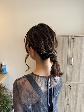 ブライトヘアー(BRIGHT hair) お呼ばれヘア　タマネギアレンジ