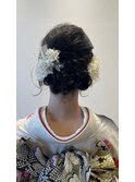 【成人式】ふわふわシニヨン