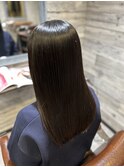 暗髪ストレート　M3Dカラートリートメント