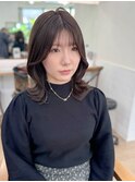 韓国前髪顔周り×美髪レイヤー[横浜/縮毛矯正/前髪縮毛矯正]