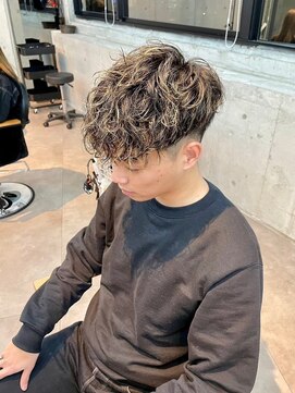 アンジェリカ 広島駅前店(ANGELICA) フェード前下がりパーマ