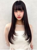 韓国レイヤー/ワインレッド/マロンベージュ/イメチェン/八幡山