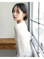ミット バイ ツリー 吉祥寺(mit by tree) 姫カットレイヤー刈り上げボブラベンダーミルクティー