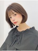 ボブ/レイヤーカット/グレージュカラー/表参道