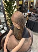 ミルクティーベージュ☆透明感ブリーチカラー