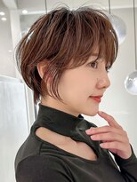 ロンドエニカ 大宮(Lond enika)&nbsp;グランマッシュ/細めハイライト/ショート/白髪ぼかし/前髪/大宮