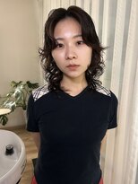 トリッカ 銀座(tricca)&nbsp;ウルフ/ウルフカット/レイヤーカット/ニュアンスパーマ/レイヤー