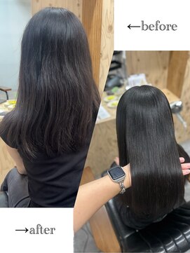 ヌープヘアーアイス(NUUP.hair ici) 【美髪】感動のうる艶ストレート◎